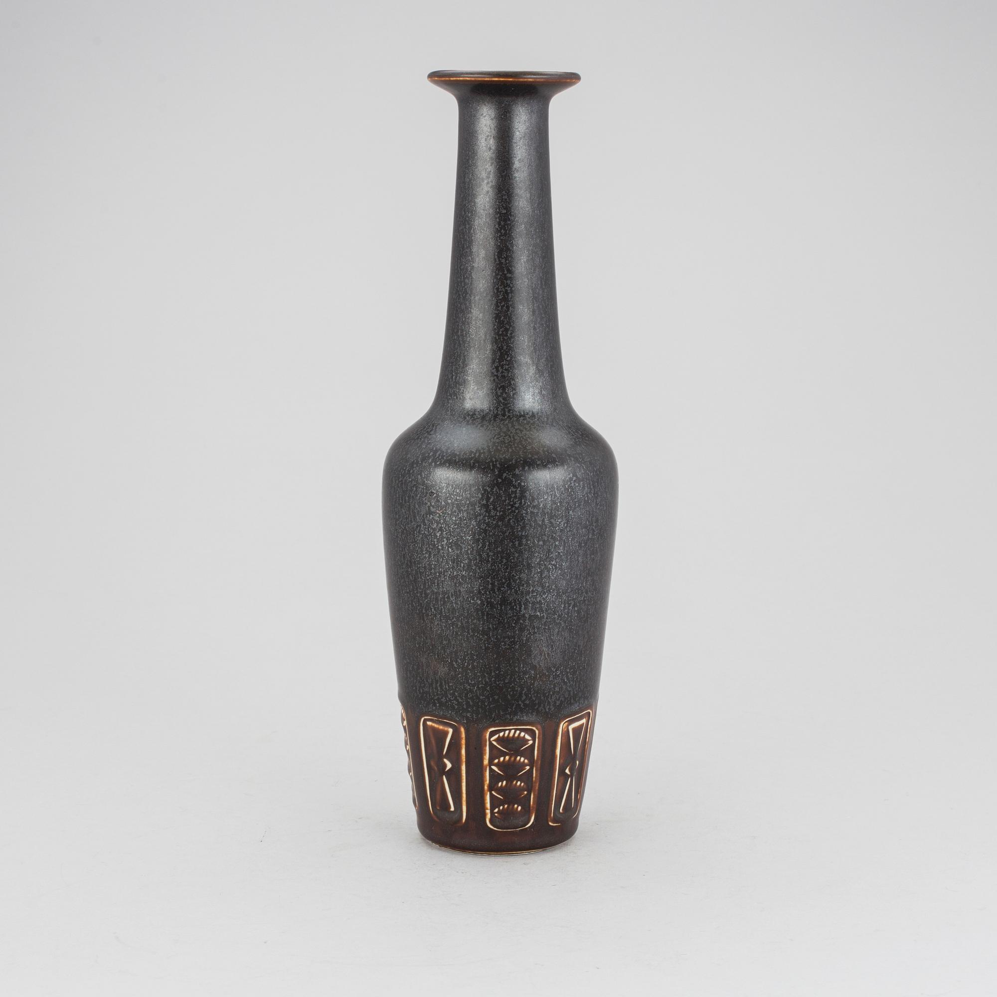 VAS, stengods, Gunnar Nylund, Rörstrand, 1950-/60-tal.