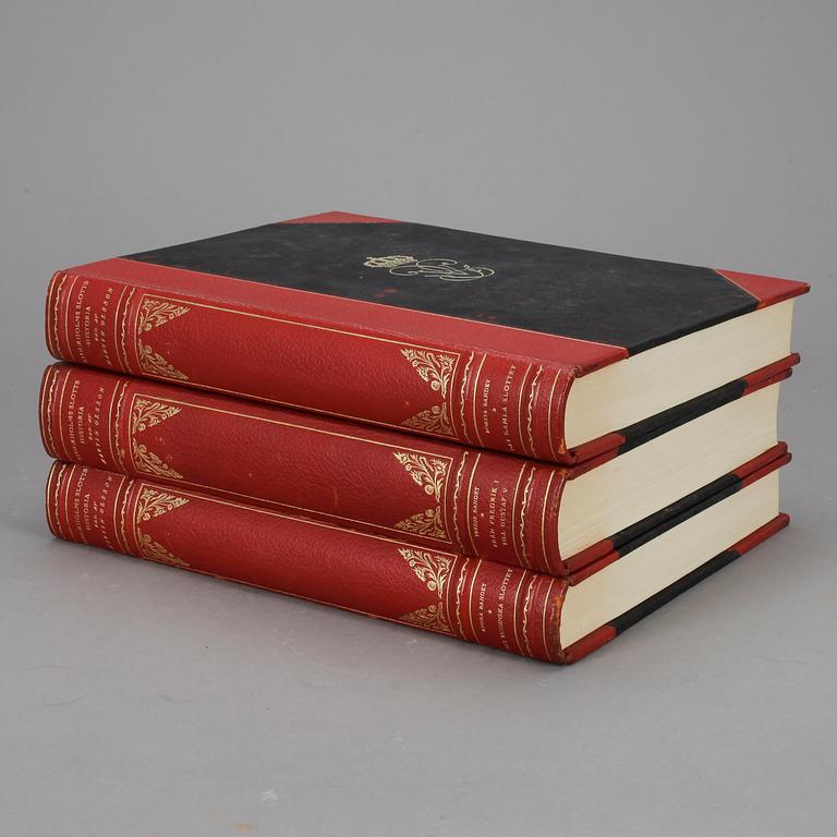MARTIN OLSSON(Red), 3 vol, Stockholms slotts historia, 1-3, Stockholm 1940-41.