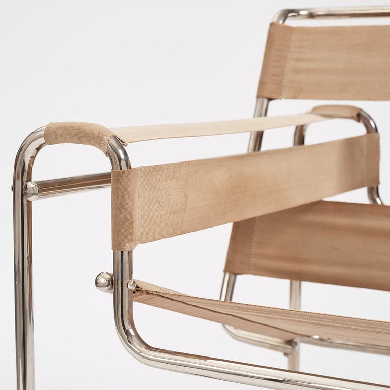 Marcel Breuer, a "B3", easy chair, Standard Möbel, Germany ca 1927-1928.