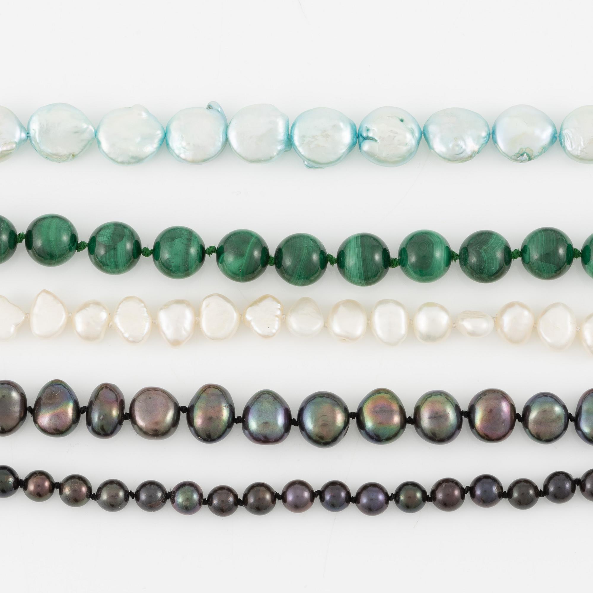 Five necklaces for Ole Lynggaard clasp.