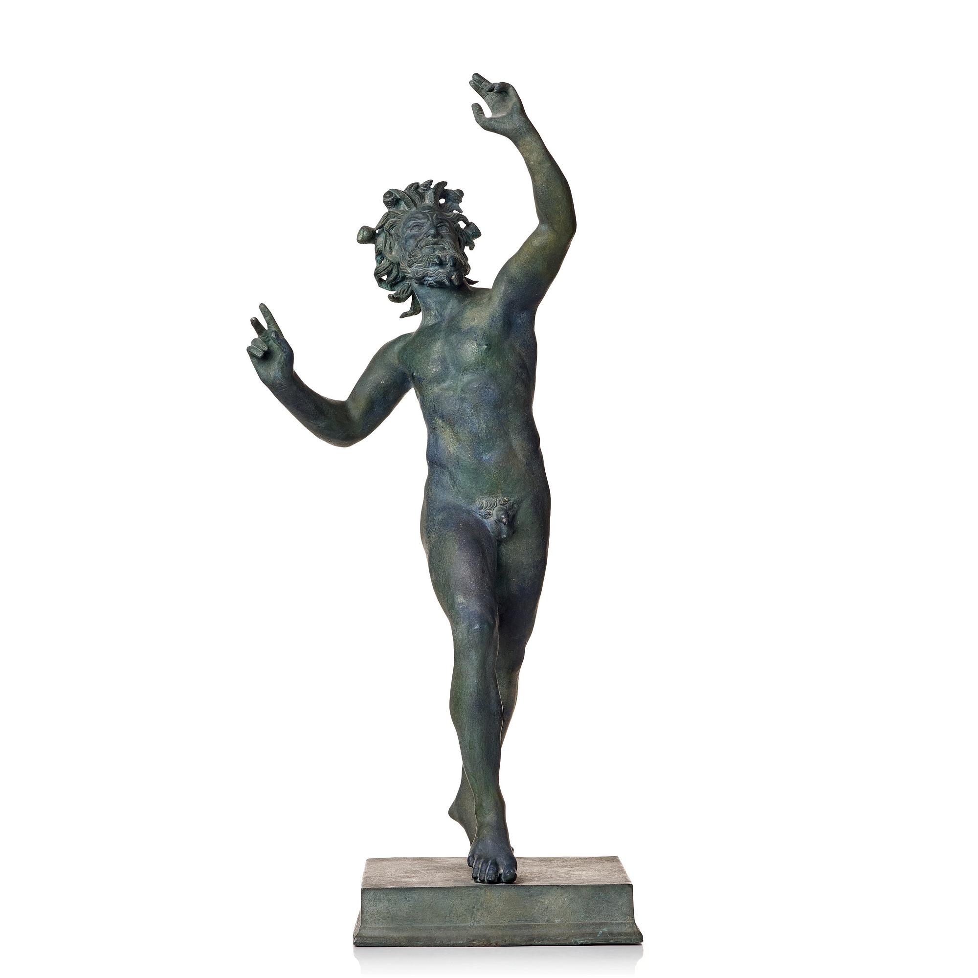"The Dancing Faun of Pompeii".