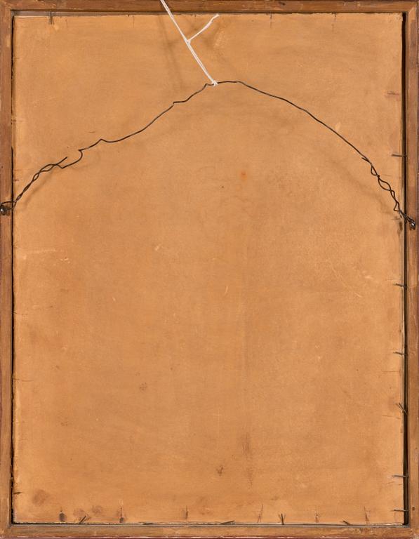 Akseli Gallen-Kallela, linjeetsning och torrnål, plåtsignerad och daterad 1905. Blyertssignerad med dedikation.
