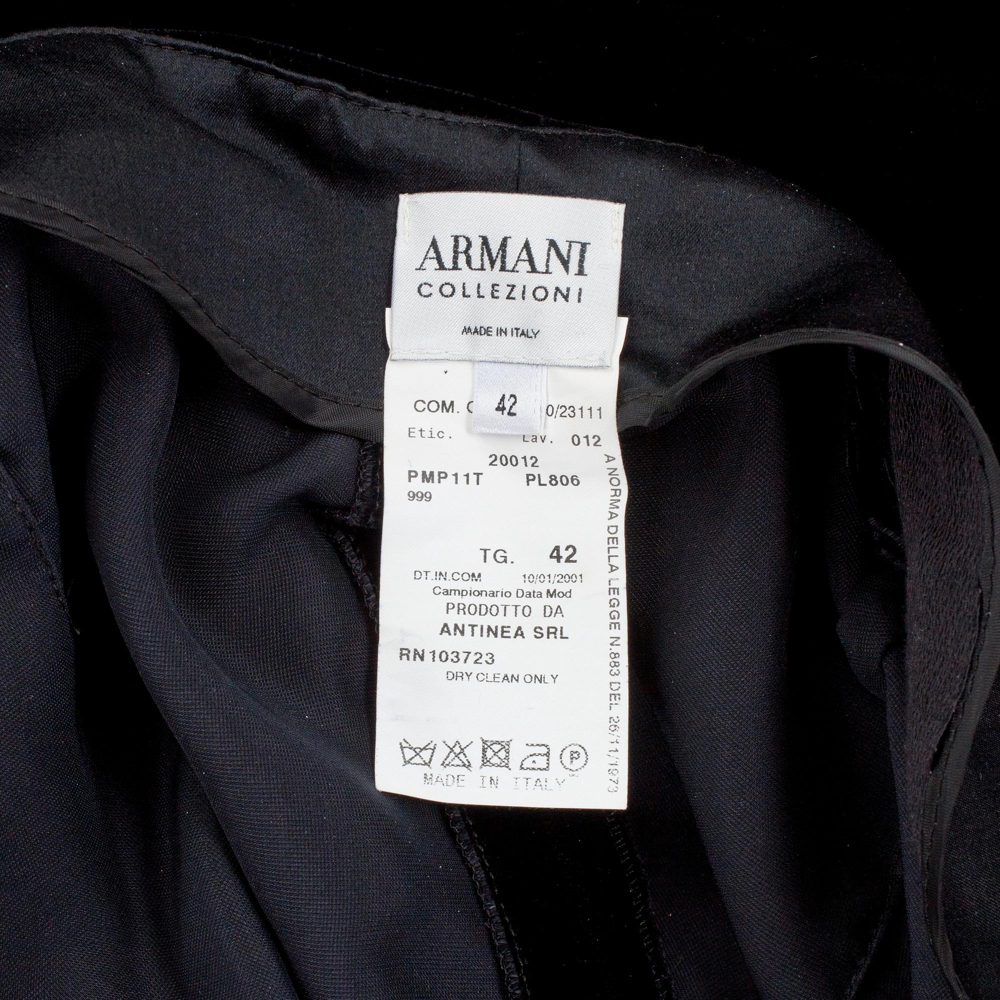 DRÄKT, ett par byxor och väst, Armani, italiensk storlek 42.