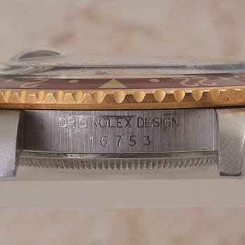 ROLEX, Oyster Perpetual, GMT-Master, Chronometer, "Root Beer, Nipple dial", wristwatch, 40 mm,