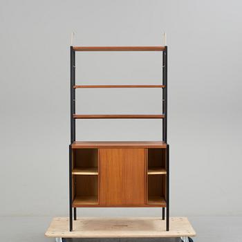BERTIL FRIDHAGEN, bokhylla med skåp, Bodafors, 1950/60-tal.