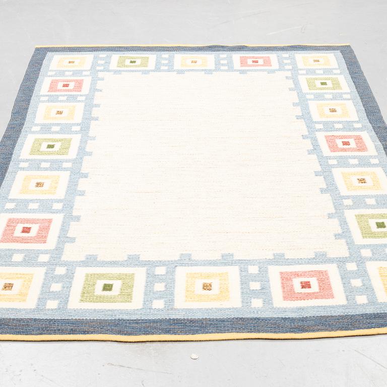 Carpet, Erik Lundberg, possibly, flat weave, Vävaregården i Eringsboda, ca 250 x  165 cm.