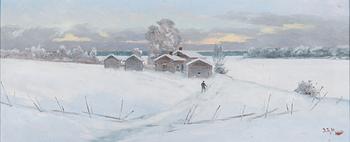 Sigfrid August Keinänen, Winter Landscape.