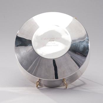 SKÅL, silver, Tillander, Helsingfors 1972. Vikt 528,6 g.