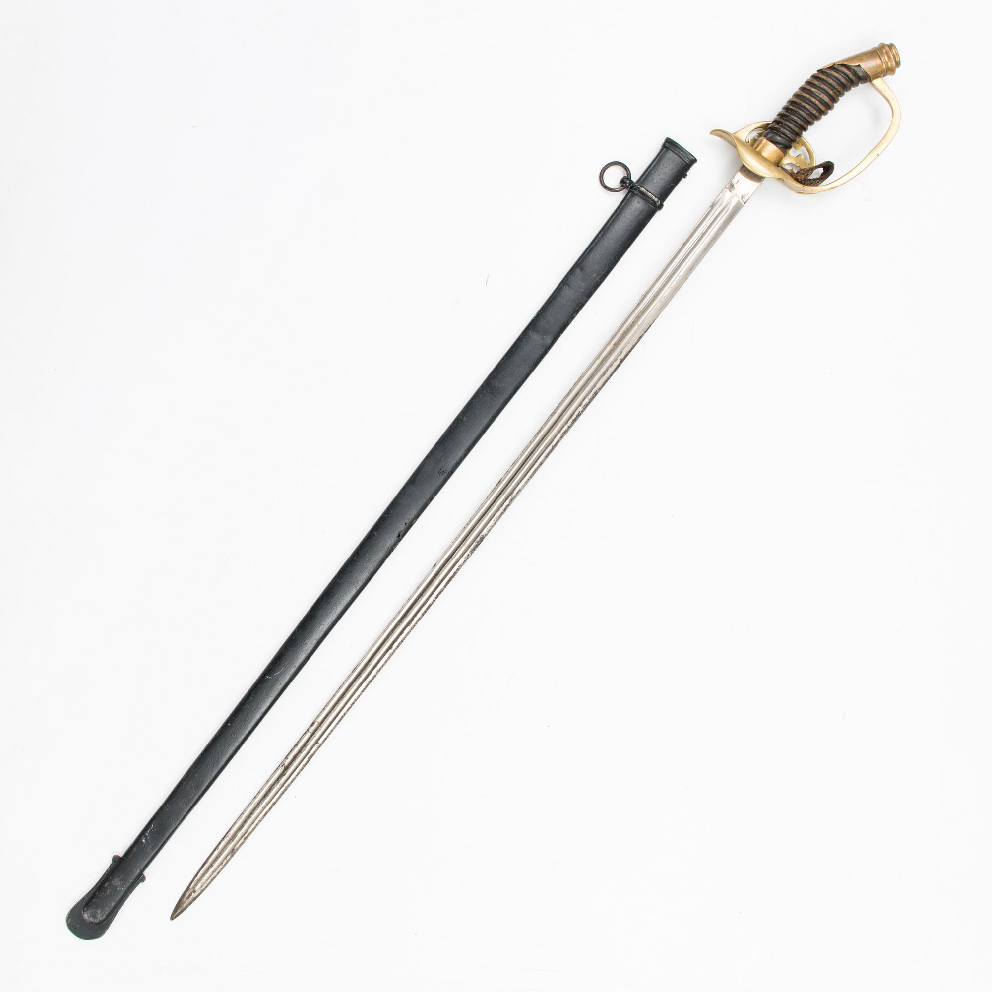 A model 1889 Imperial Prussian officer's sword.