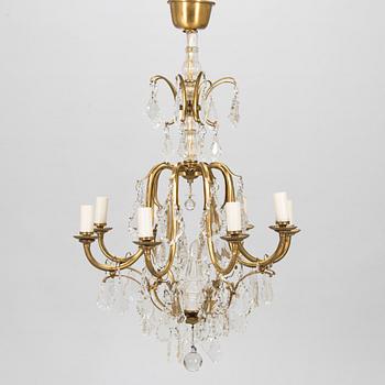 Paavo Tynell, a mid-20th century '1465/8' chandelier for Taito,