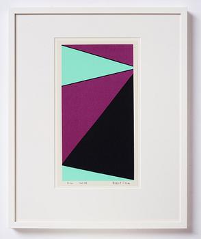 Olle Baertling, silkscreen in colours, 1965-68, signed 3/300.