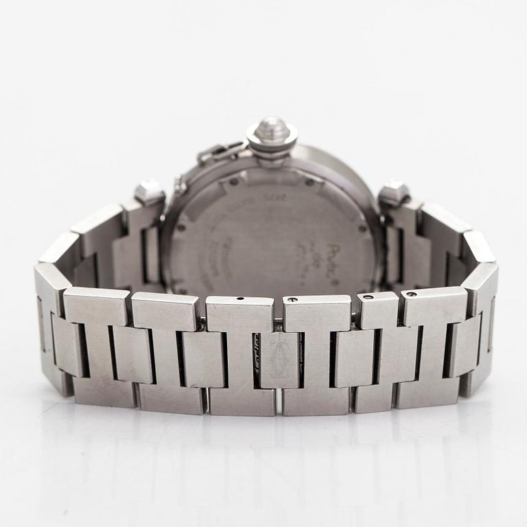 Cartier, Pasha, wristwatch, 35.5 mm.