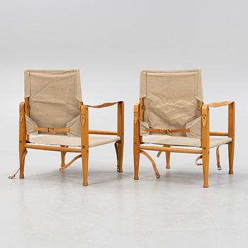 Kaare Klint, a pair of  'Safari Chair', Rud. Rasmussens Snedkerier, Denmark.