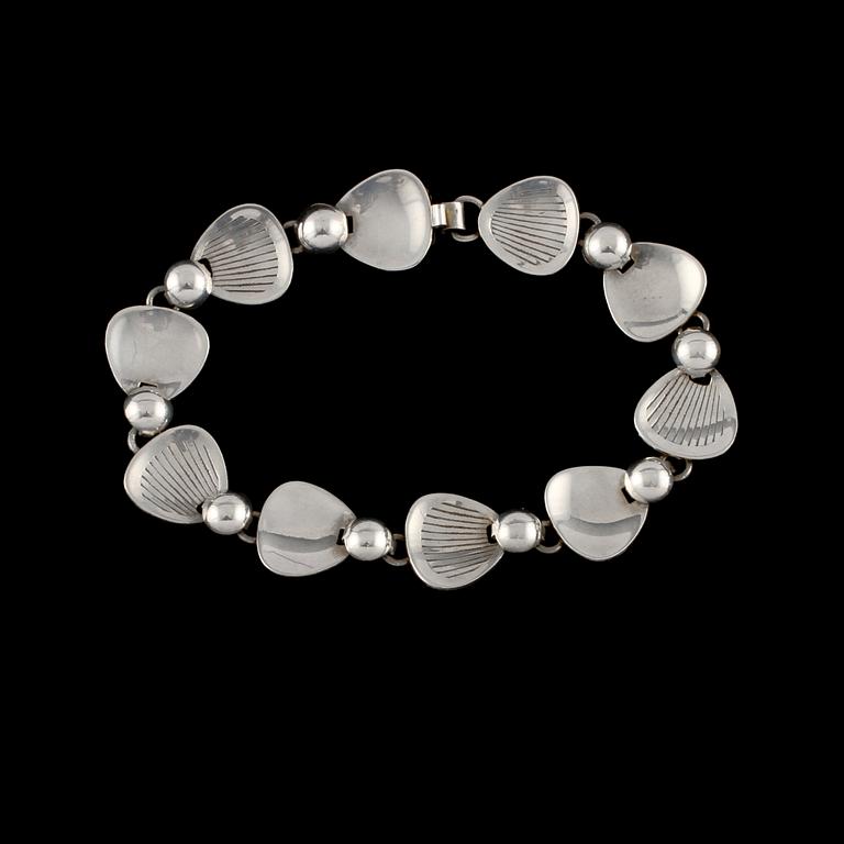 ARMBAND, silver, Alton, Falköping, 1963. Vikt 13 g.