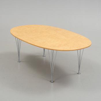 SOFFBORD, "Superellips" Design Bruno Mathsson och Piet Hein för Fritz Hansen, 1900-talets andra hälft.