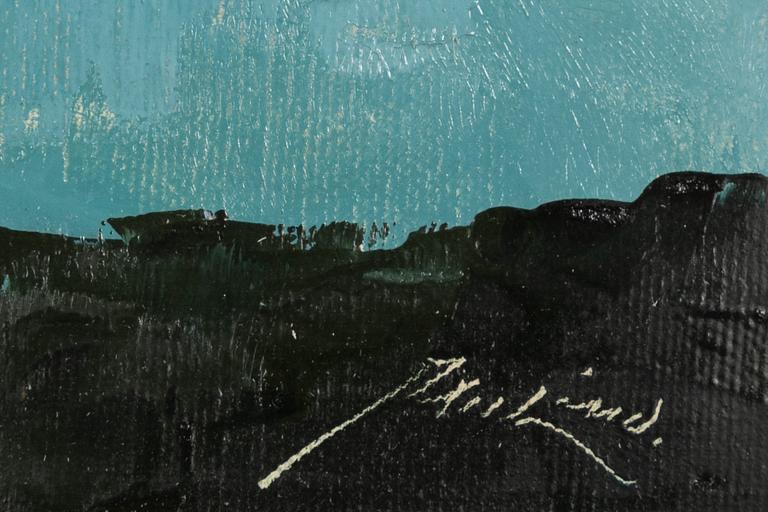 Axel Lind, oil on canvas, signed.