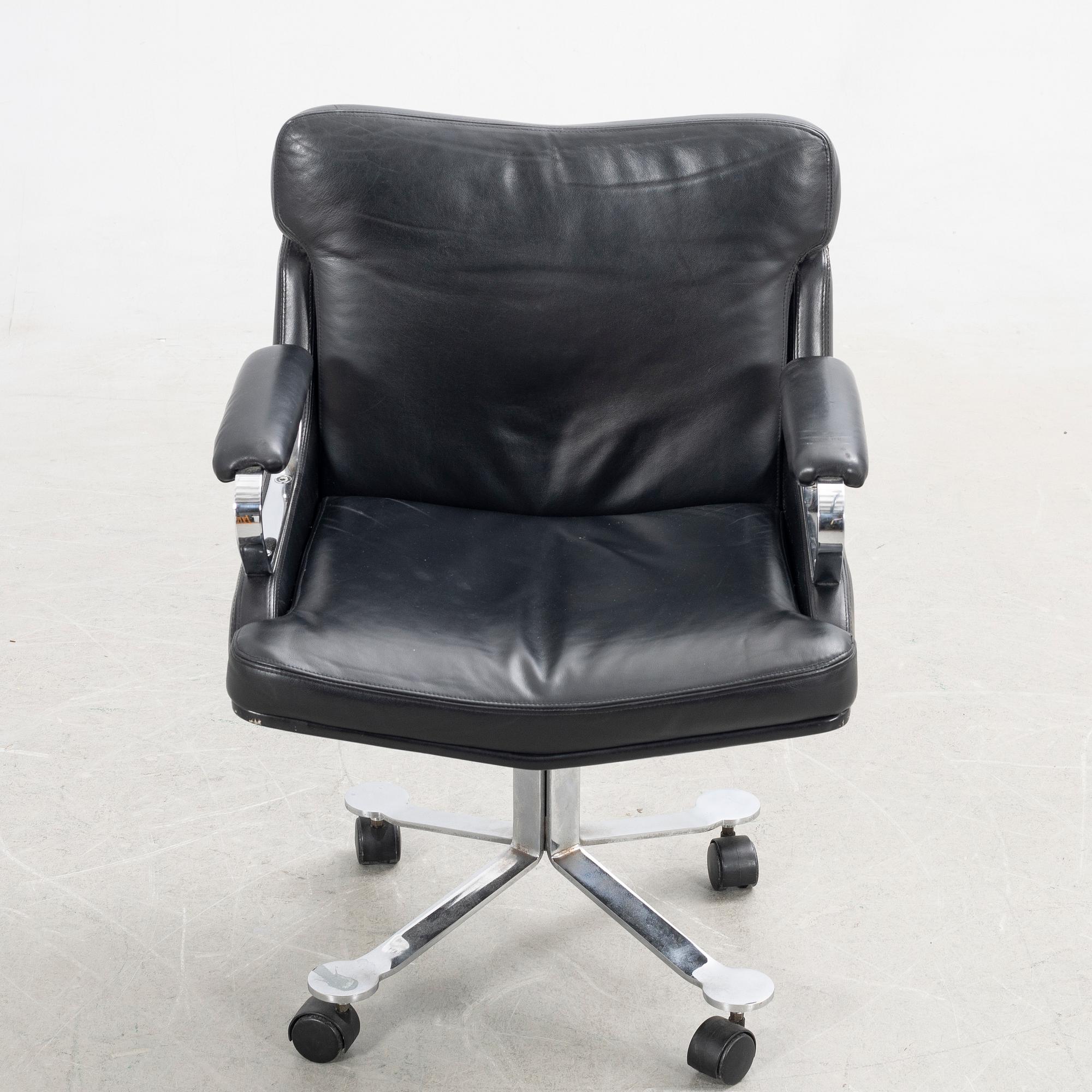 Office chair, possibly Saporiti, Italy, 1970s.