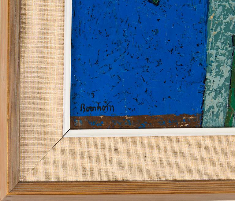 HARRY BOOSTRÖM, Olja på pannå, signerad.