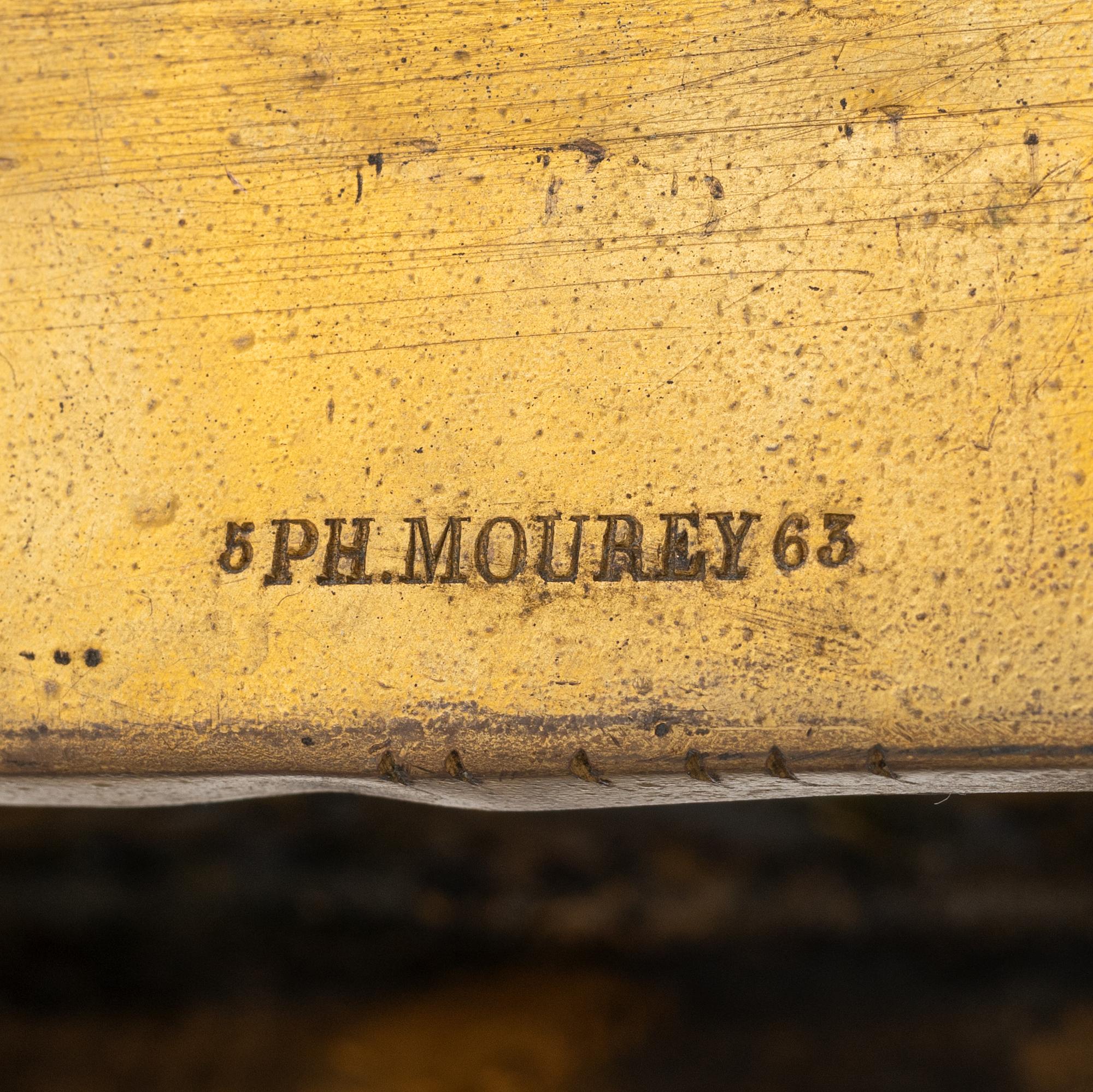 A late 19th century mantle clock by Phillipe Mouray.