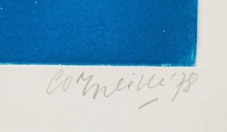 BEVERLOO CORNEILLE, färgetsning, signerad -78 och numrerad H/C.