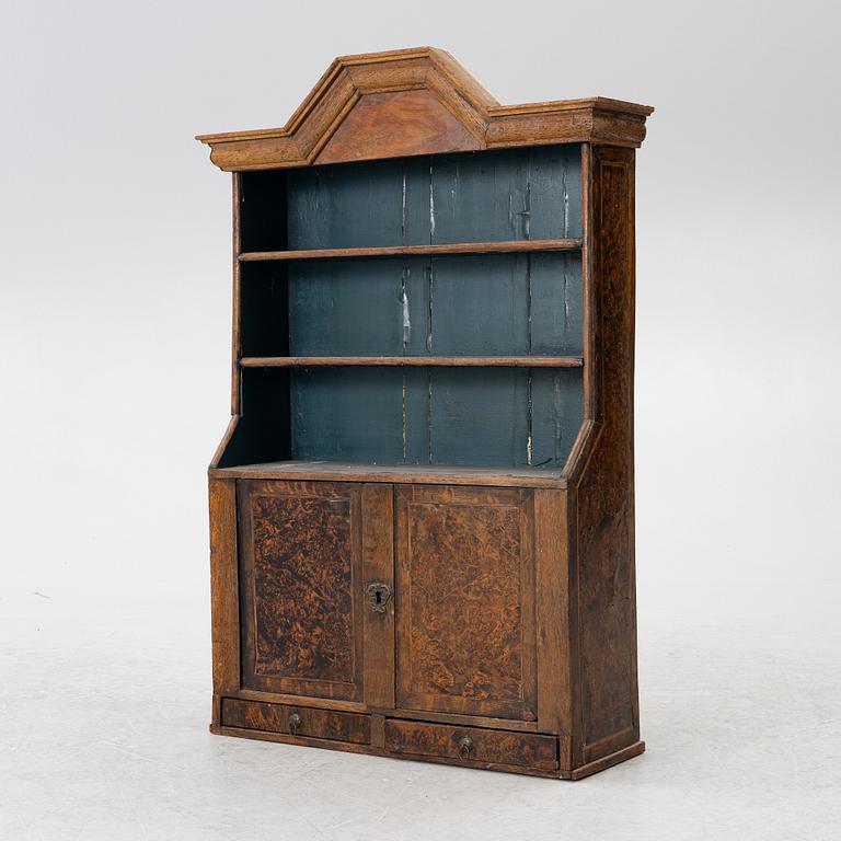 Hanging cabinet, folk art, late Baroque, 18th century.