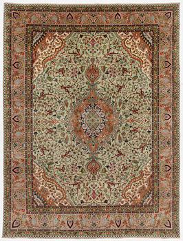 Carpet, Tabriz-Patina approx. 392 x 297 cm.