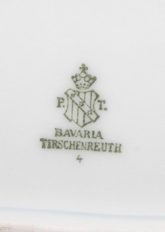 MAT- OCH KAFFE/TESERVIS, 84 delar, Tirschenreuth, 1900-tal.