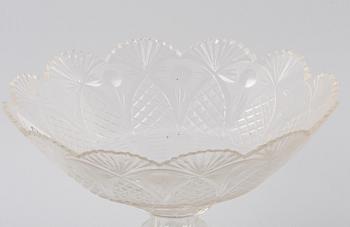 SKÅL, glas, sent 1800-tal.