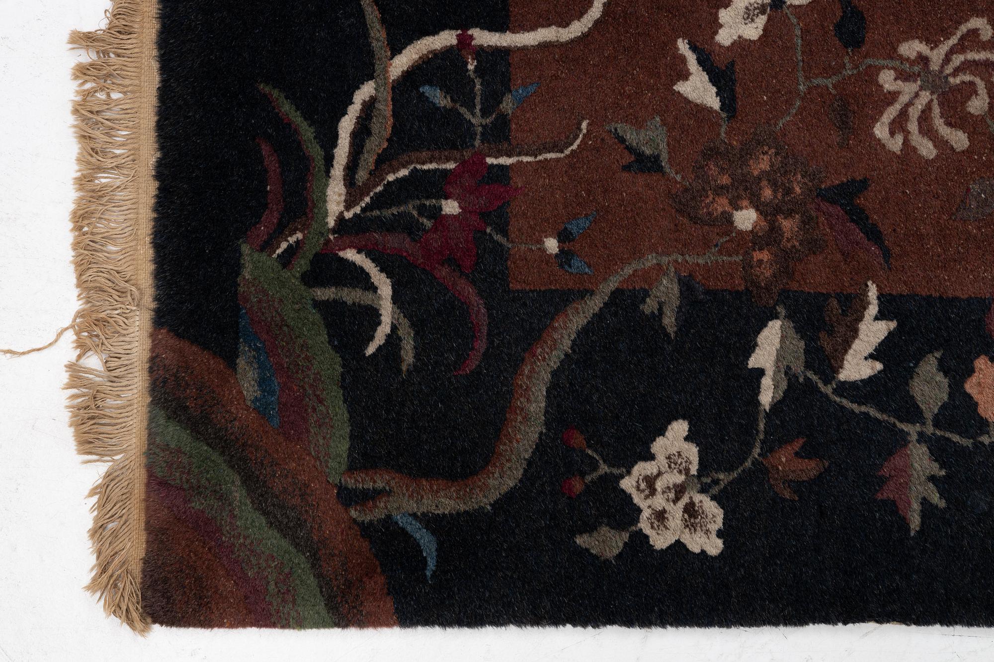 Rug, antique Chinese 'art deco', approx. 360 x 272 cm, circa 1930.