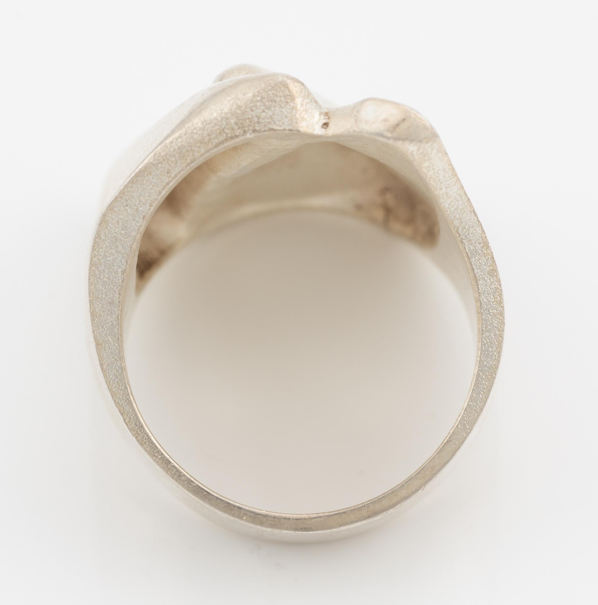 Lapponia ring sterling silver, Finland 1991.
