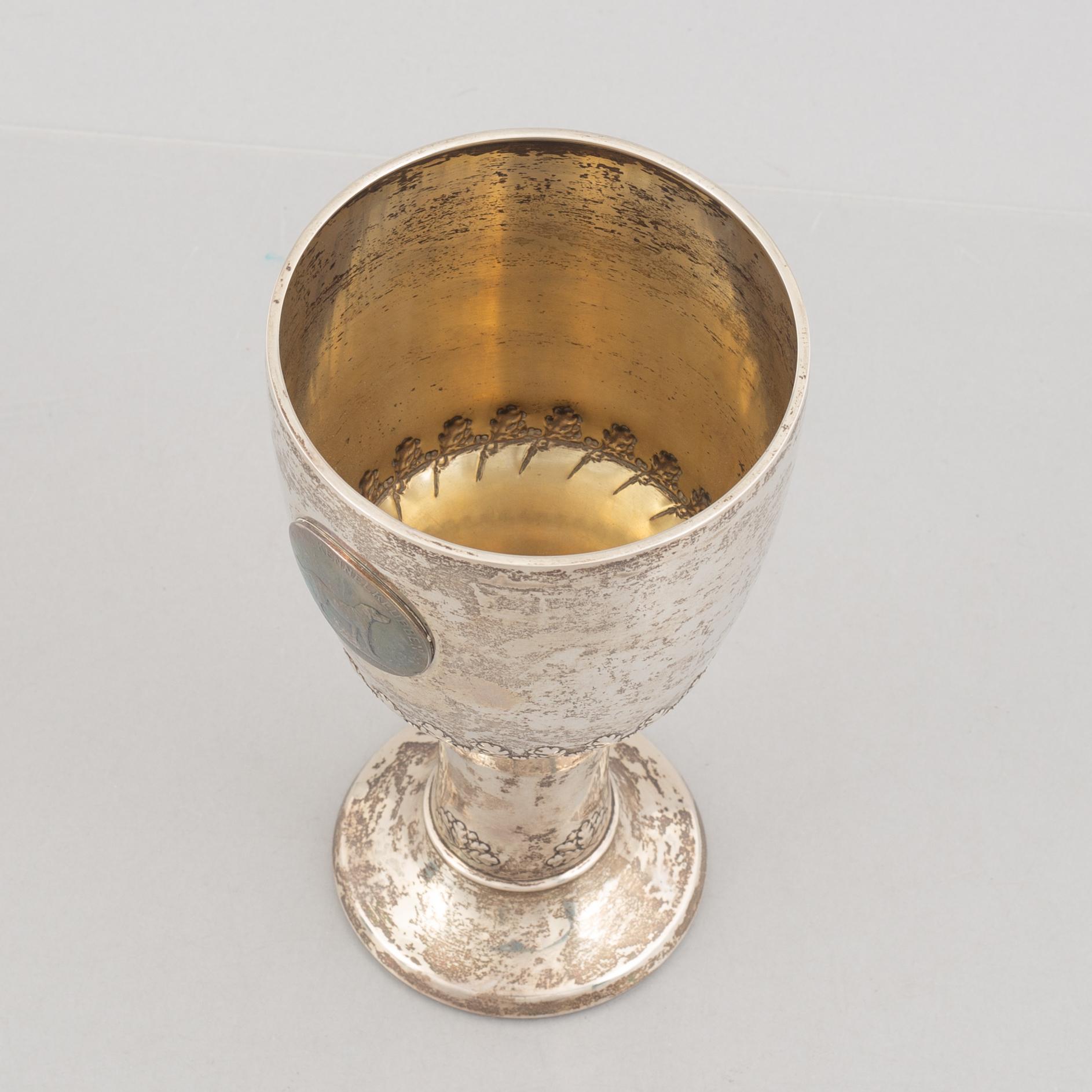 A Swedish Silver Cup, mark of CG Hallberg, Stockholm 1919.