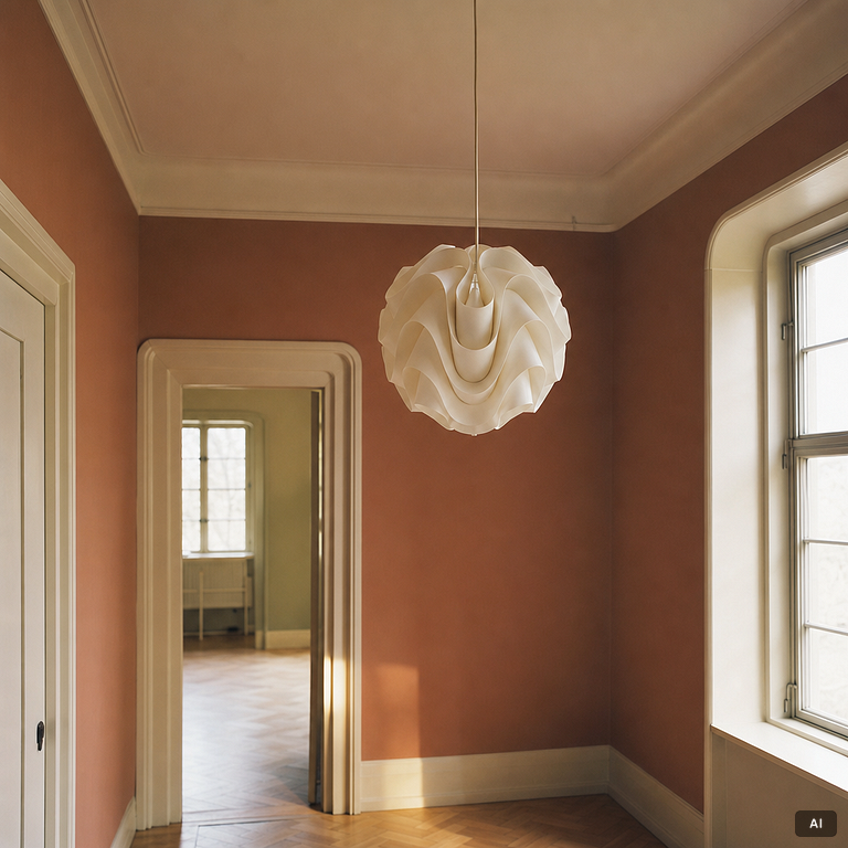 Le Klint, a model 172 ceiling lamp, Denmark.