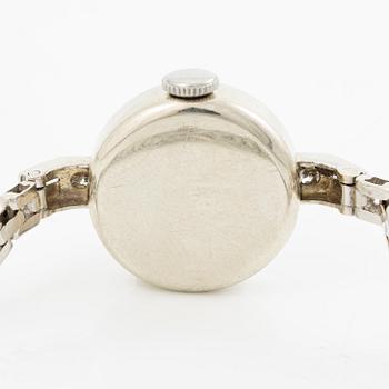 Ladies’ wristwatch, 18K gold/diamonds, 17.5 mm.