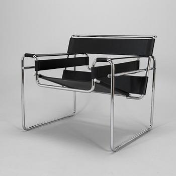 Marcel Breuer, fåtölj, "Wassily", Knoll, kring 2010.