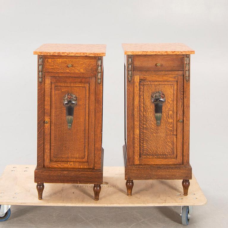 Bedside table, a couple, early 20th century.