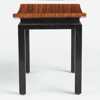 Swedish Grace, taburett, möjligen utförd av snickarmästare Albin Johansson, 1930-tal.