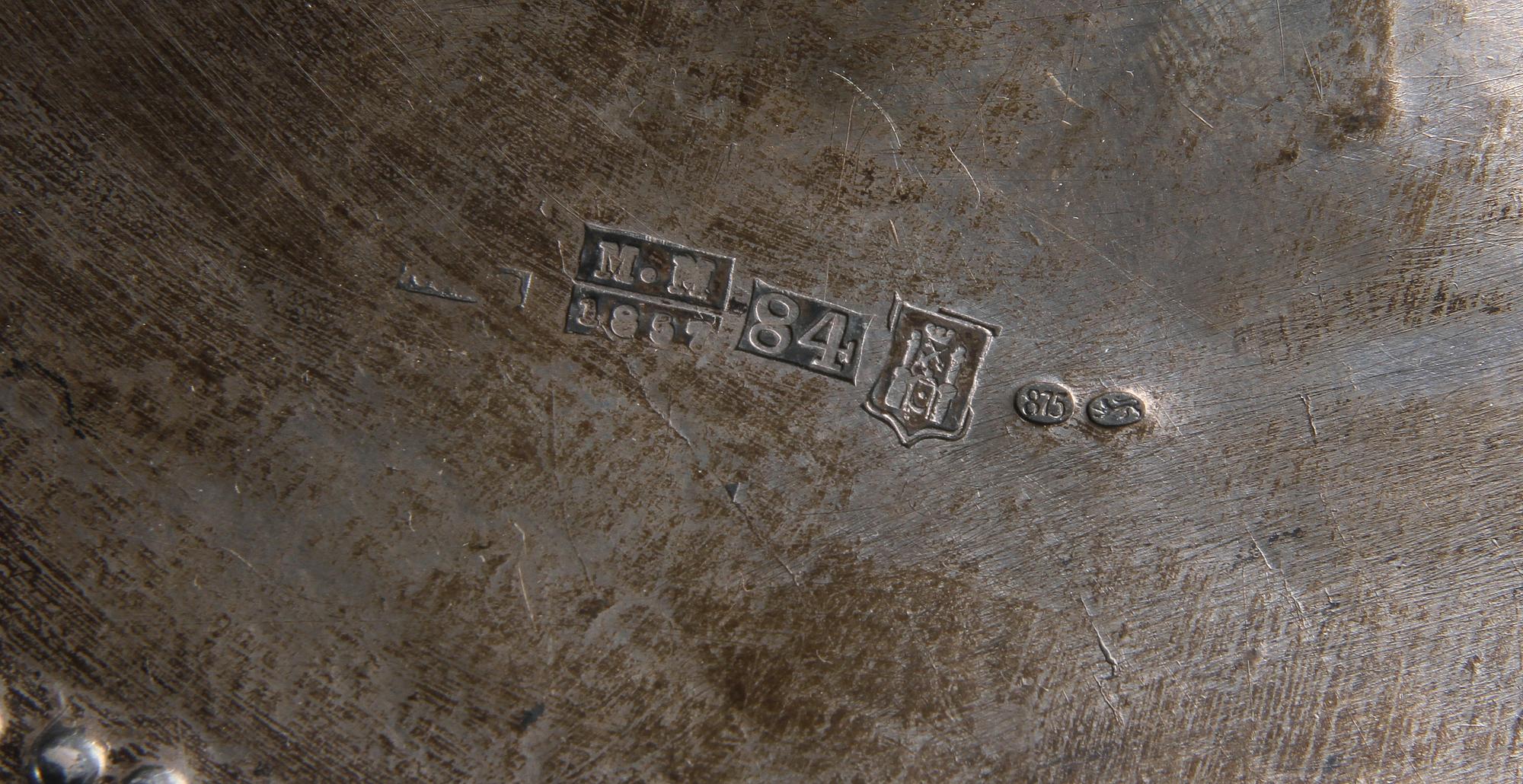 SKÅL, silver, Baltikum/Ryssland Dorpat, 1800-tal.