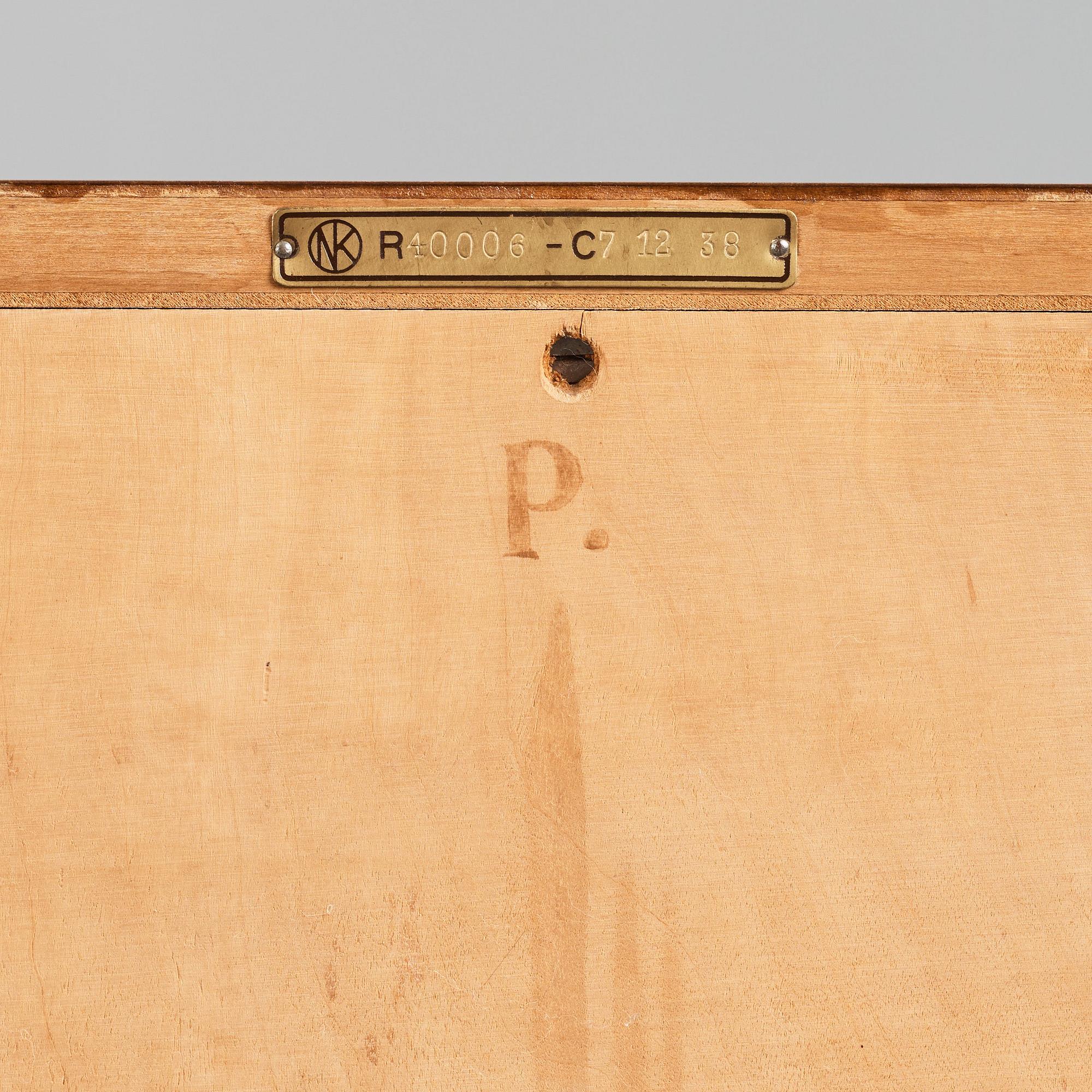 Axel Einar Hjorth, skåp "O.K", Nordiska Kompaniet 1938.