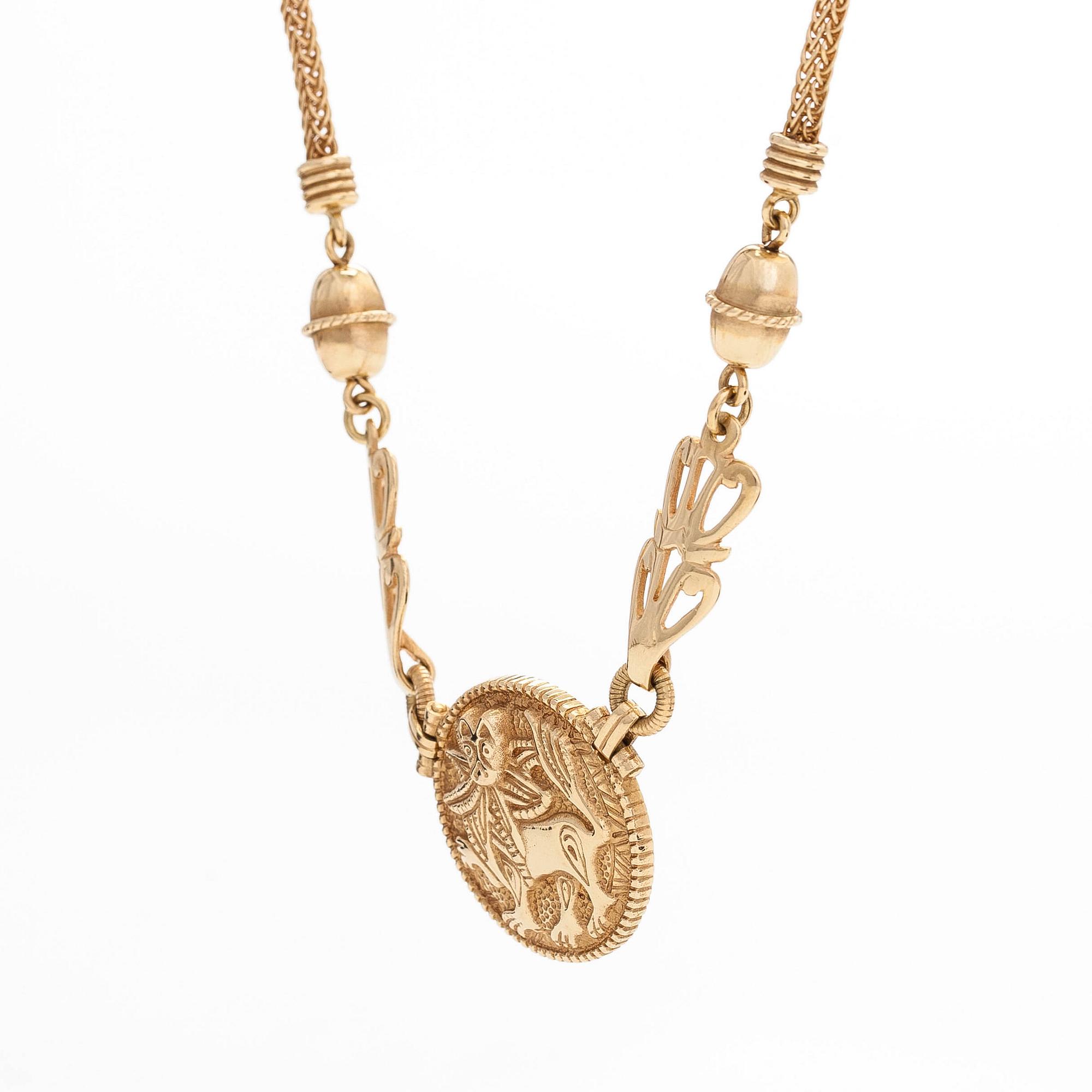 Kalevala Koru, an 18K gold 'Sun Lion* necklace, Helsinki 1997, numbered 137/180.