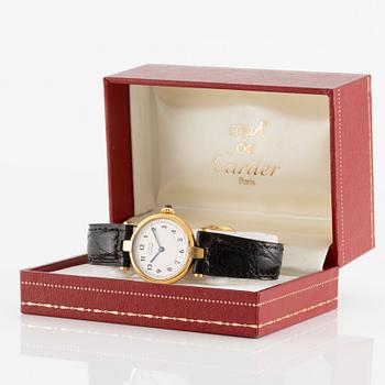 must de CARTIER, VLC, wristwatch, 24 mm.