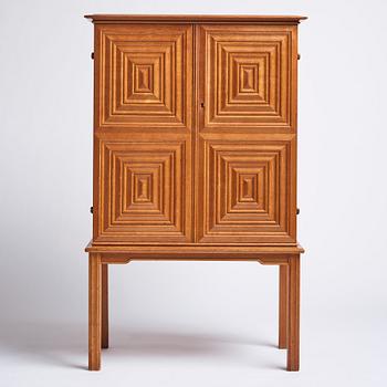 Oscar Nilsson, attributed to, a Swedish Modern oak cabinet, 1940s.