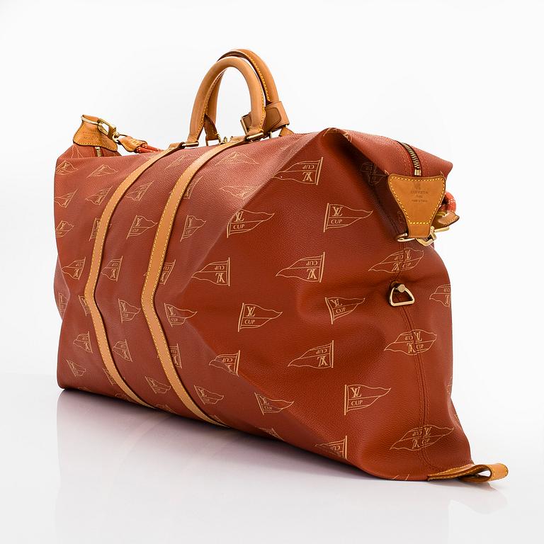 Louis Vuitton, a 'LV America's Cup Canvas Boston Bag' bag.