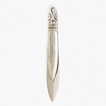 Georg Jensen, a sterling silver letter opener/bookmark, Denmark 1933-44.