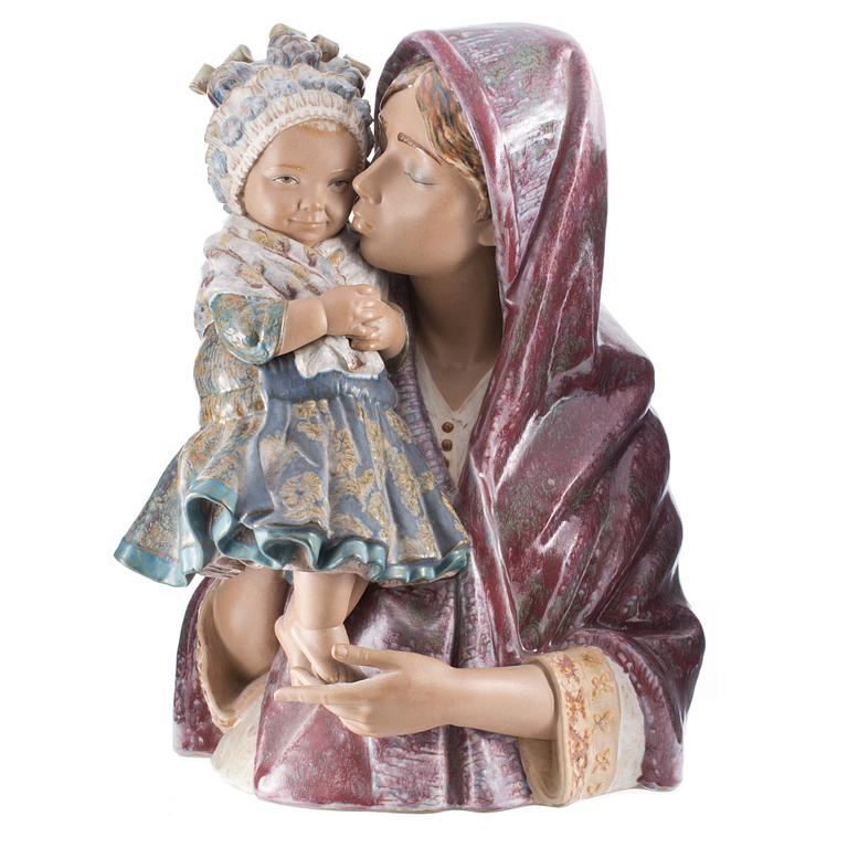 FIGURGRUPP, stengods, Lladro.