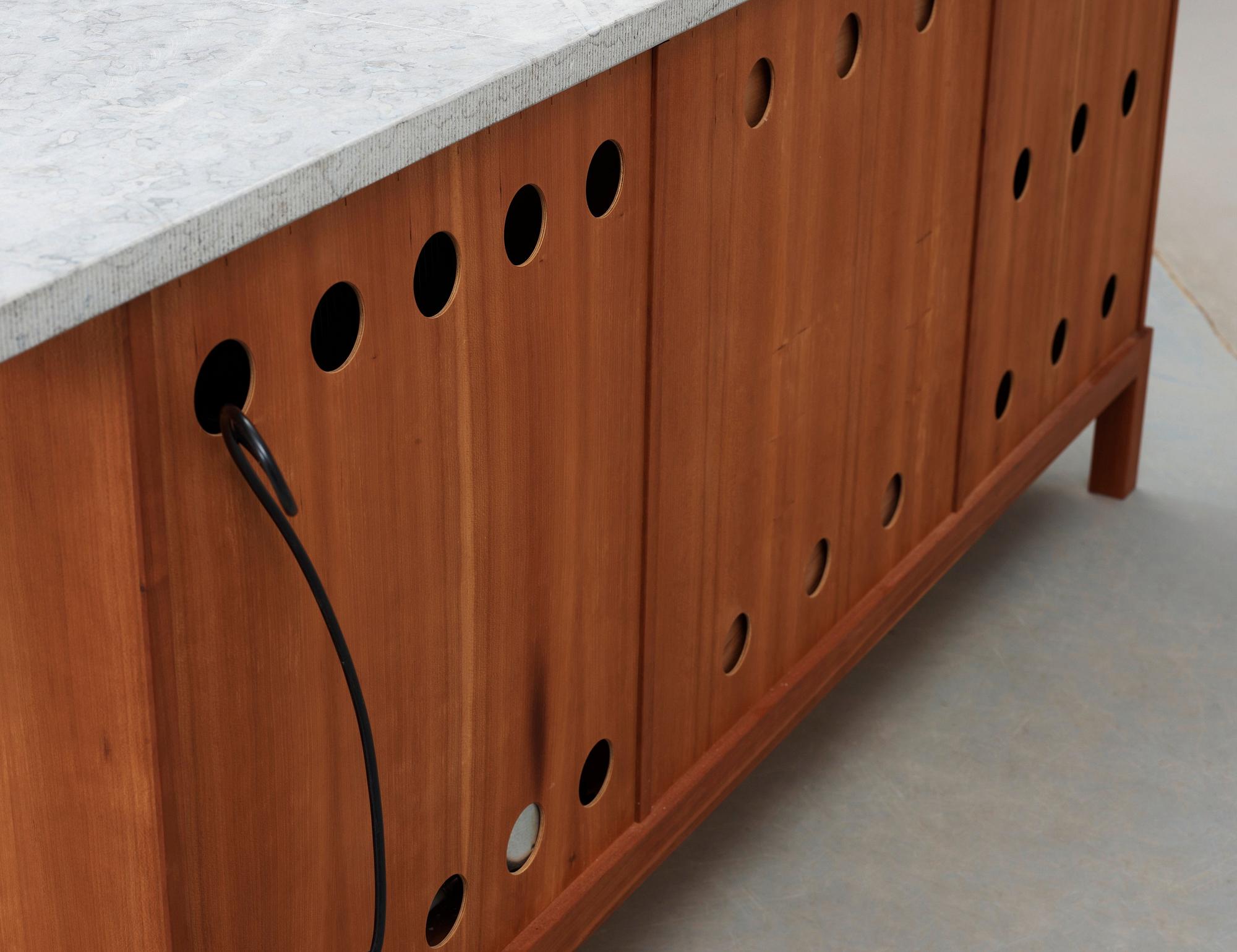KERSTIN OLBY, sideboard, Trätina, Skövde.