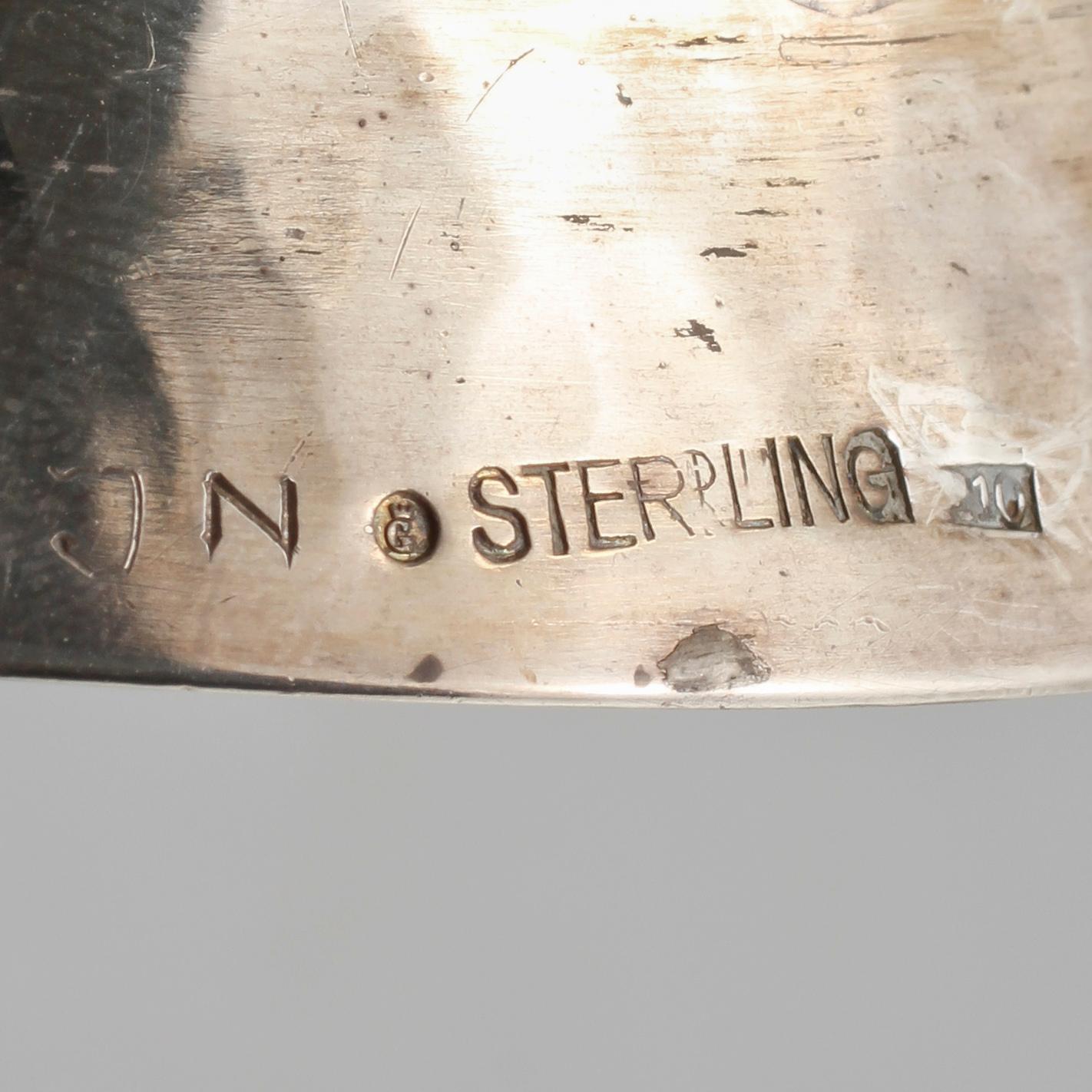 SKÅL, silver, Göteborg, 1900-talets andra hälft. Vikt 310 g.