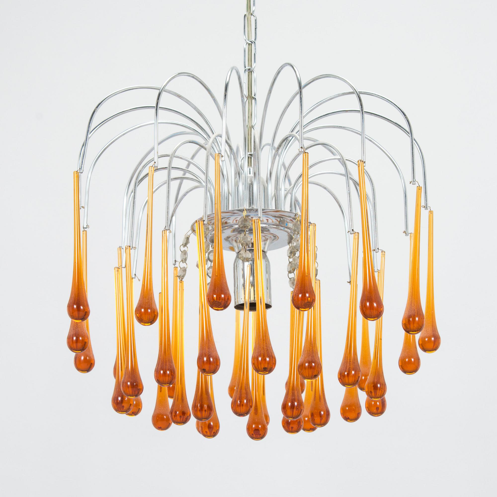 Taklampa, Murano, 1900-talets slut.
