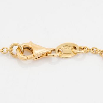 Collier med hjärtslipad diamant.