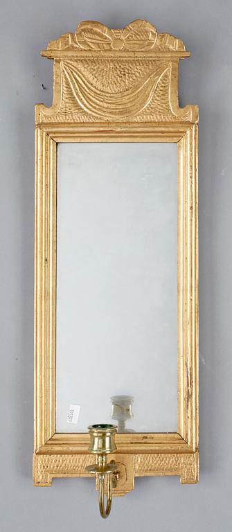 SPEGELLAMPETTER, ett par, sengustavianska. Anders Carlsson, Norrköping verksam 1772-1801.
