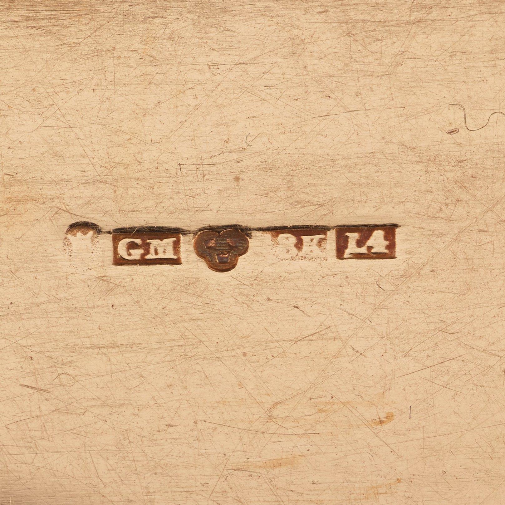A Swedish 19th century gold snuff-box, marks of Gustaf Möllenborg, Stockholm 1841.